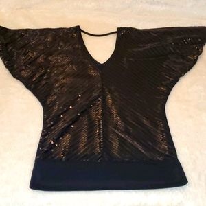 Wet seal sequin top
